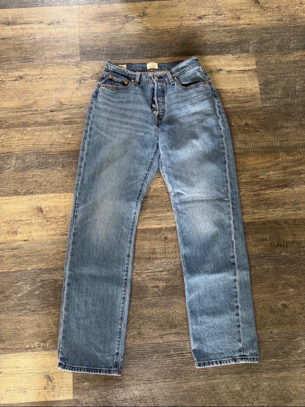 Levi's 501® Curve Straight Jeans - Light Blue